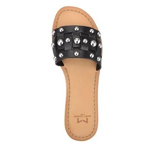 Marc Fisher LTD Pacca Leather Flat Sandals NWOT